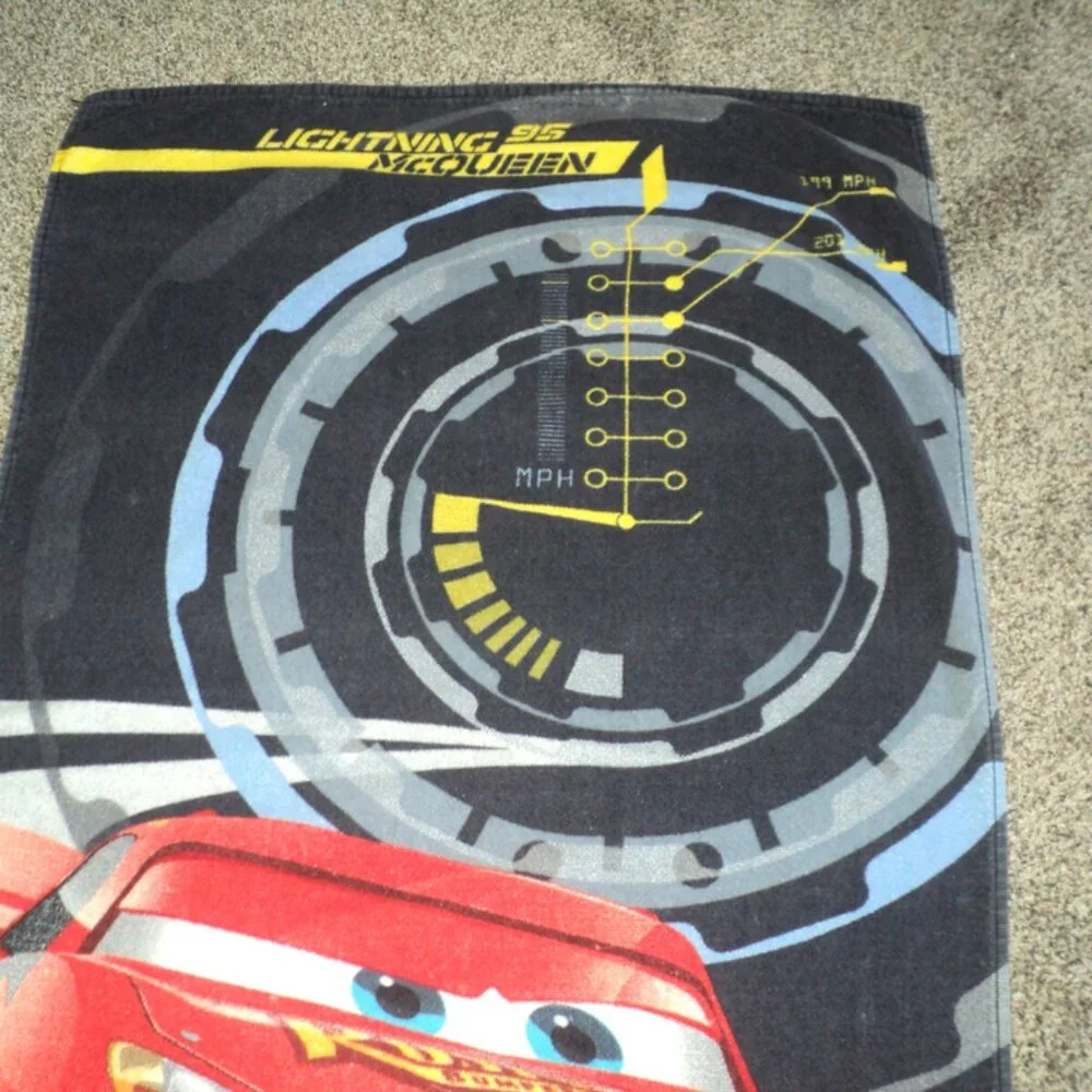 Disney Cars Beach Towel Lightning McQueen Cars 3 